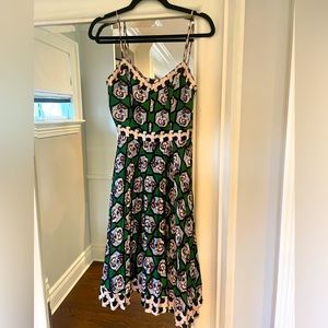 Milly Hexagon Floral Jill Dress in size 2